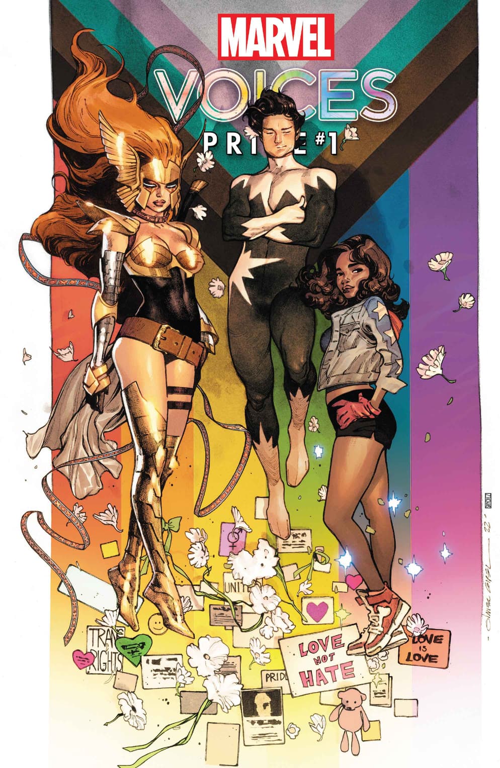 MARVEL’S VOICES: PRIDE #1 cover by Olivier Coipel