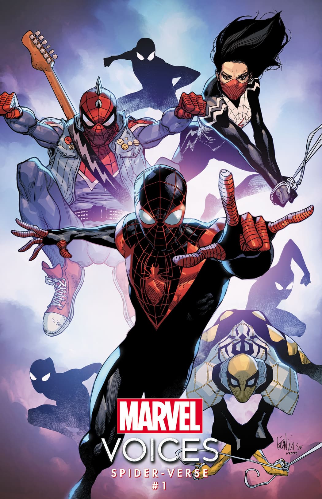 MARVEL’S VOICES: SPIDER-VERSE #1 cover by Leinil Francis Yu