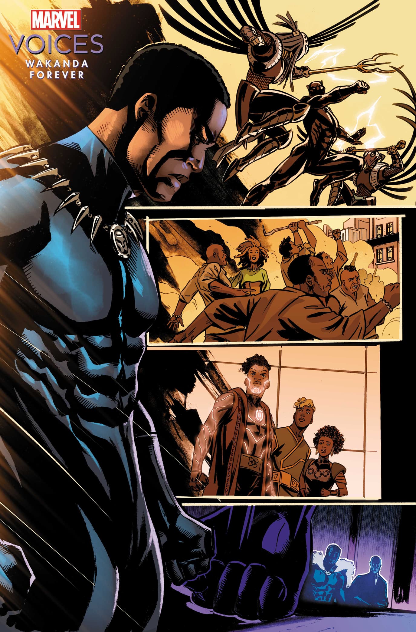 MARVEL’S VOICES: WAKANDA FOREVER #1—“The Old Ways” artwork by Alitha E. Martinez