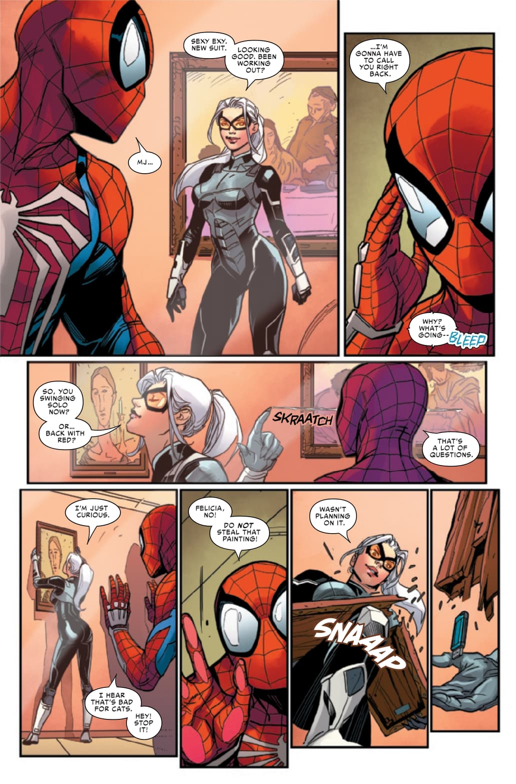 MARVEL'S SPIDER-MAN: THE BLACK CAT STRIKES #1 Preview — Art by Luca Maresca