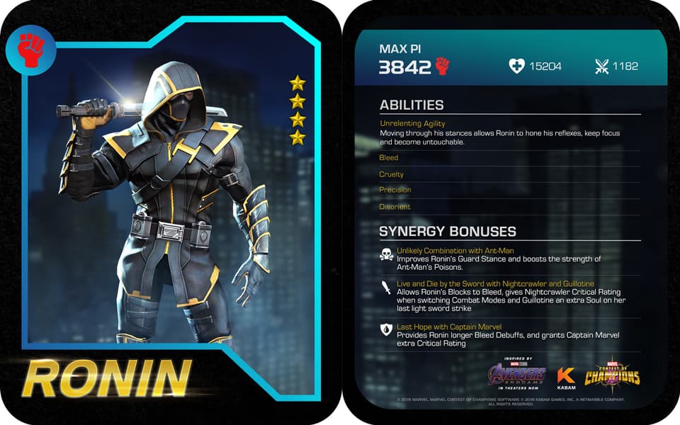 Ronin in Marvel Contest of Champions