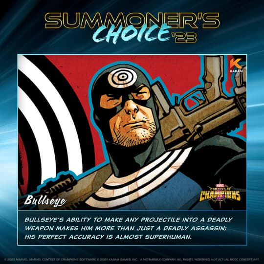 Marvel Contest of Champions Summoner's Choice 2023 Bullseye