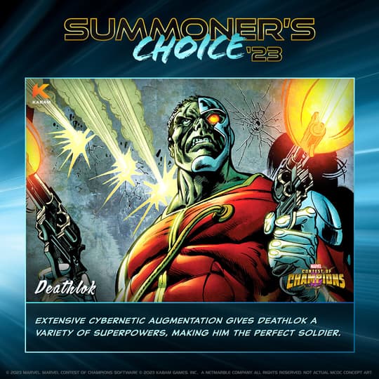 Marvel Contest of Champions Summoner's Choice 2023 Deathlok
