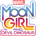 Marvel's Moon Girl and Devil Dinosaur TV Show Season 1 Logo