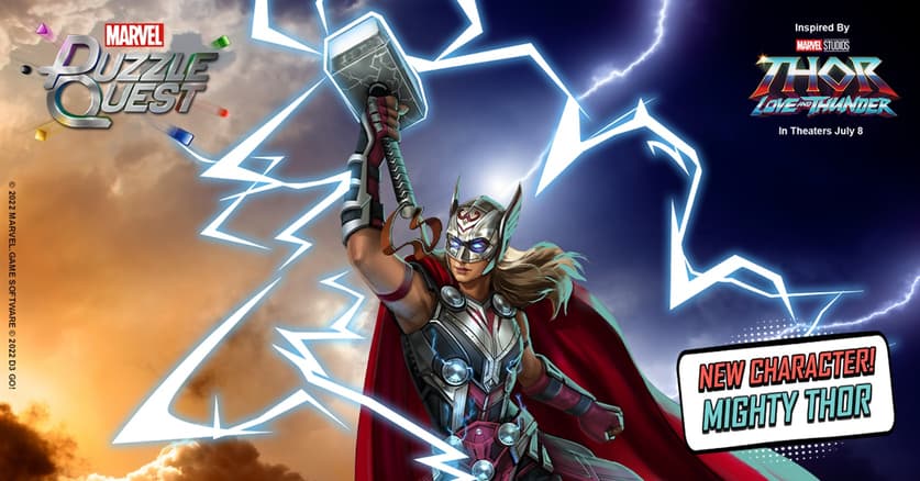 Mighty Thor joins MARVEL Puzzle Quest