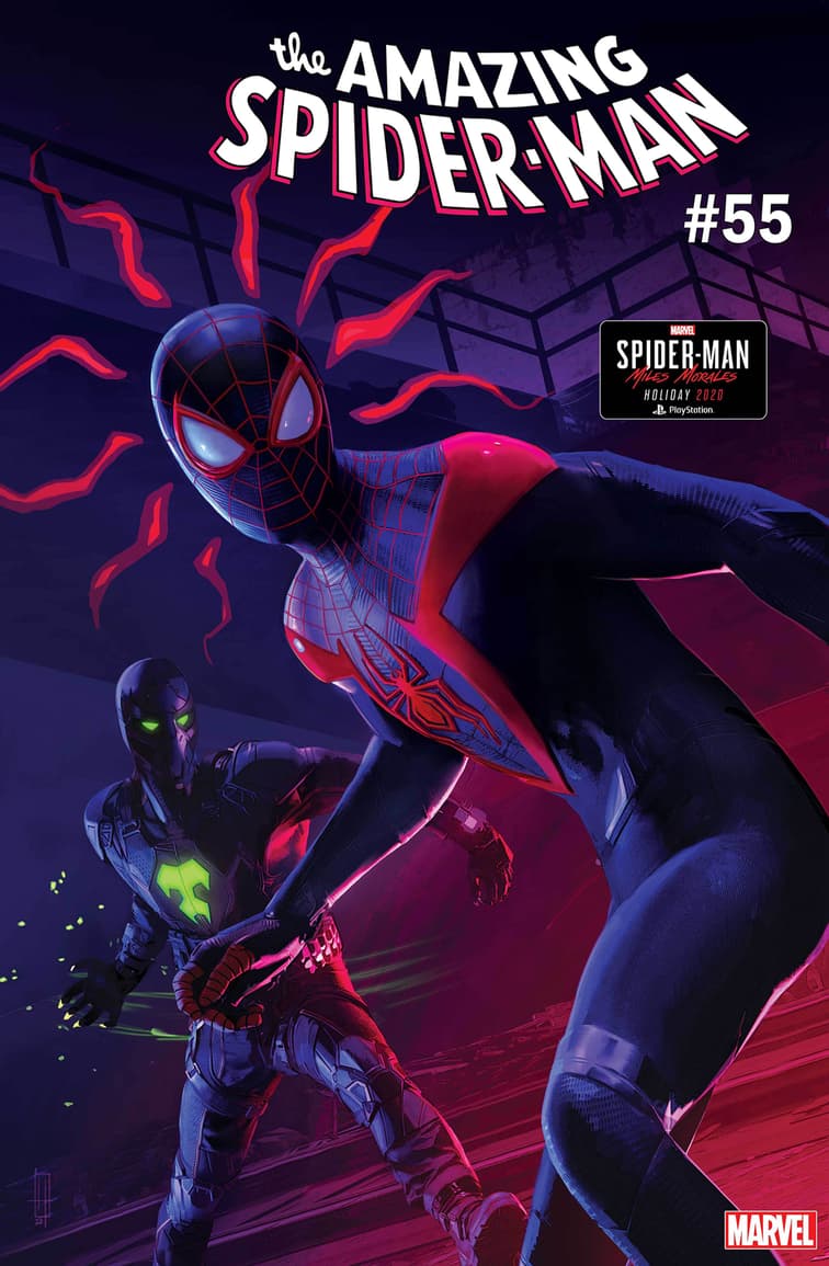 AMAZING SPIDER-MAN #55 by Insomniac Games' creative director Brian Horton
