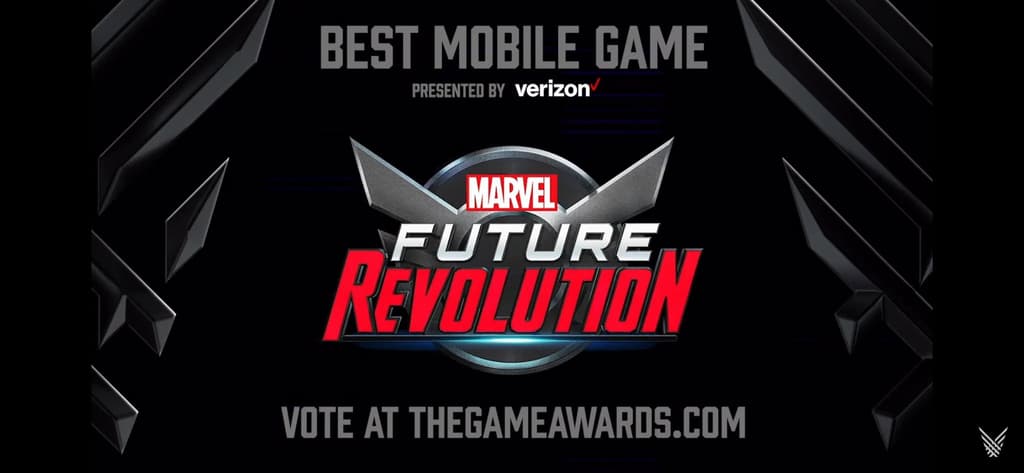 MARVEL Future Revolution Nominated for Best Mobile Game The Game Awards 2021