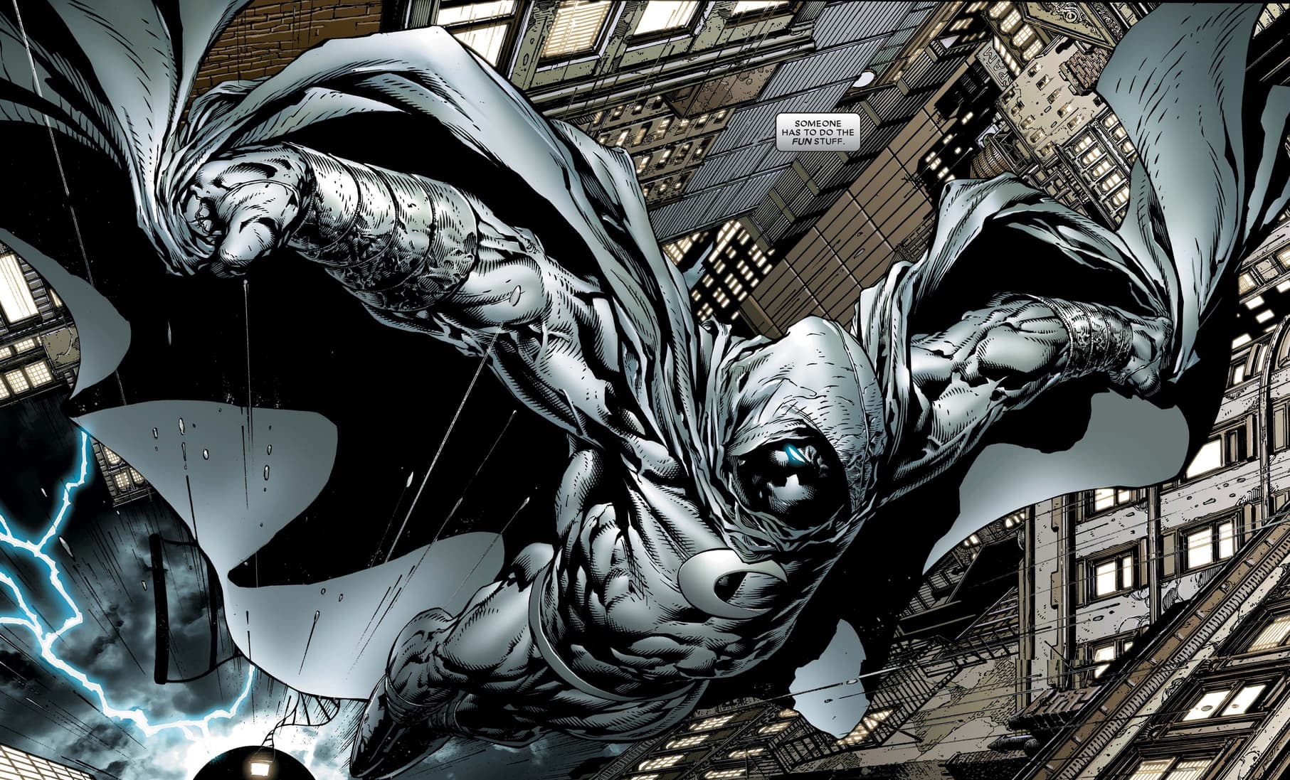 MOON KNIGHT (2006) #1 by Charlie Huston and David Finch.
