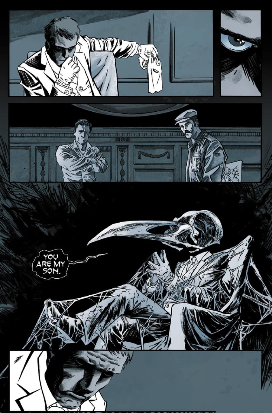 MOON KNIGHT (2014) #1 by Warren Ellis and Declan Shalvey.