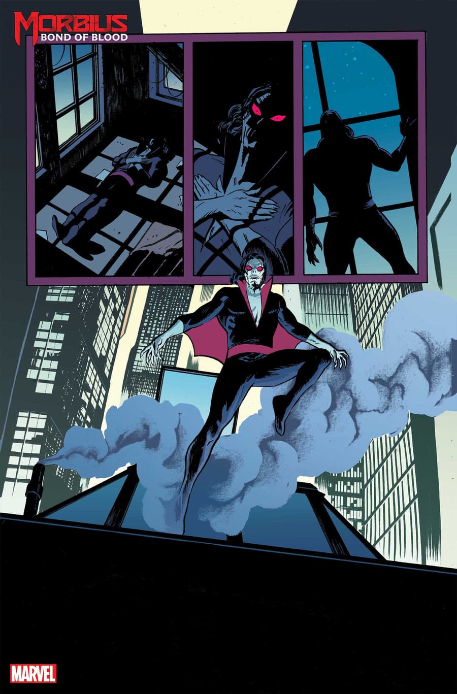 MORBIUS: BOND OF BLOOD #1 preview art by Tom Reilly with colors by Chris O’Halloran