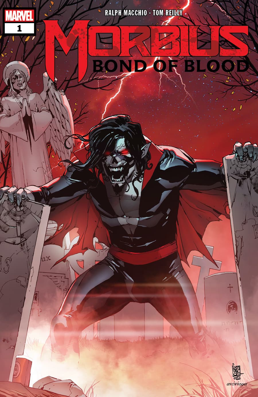 MORBIUS: BOND OF BLOOD #1 cover by Giuseppe Camuncoli