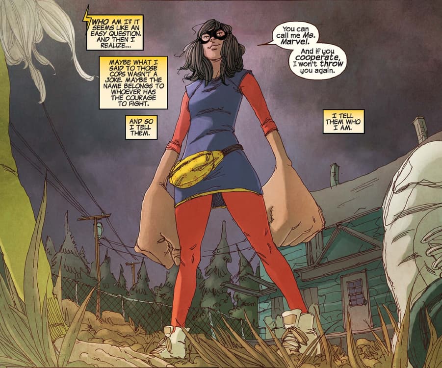 Kamala Khan becomes Ms. Marvel in MS. MARVEL (2014) #4!