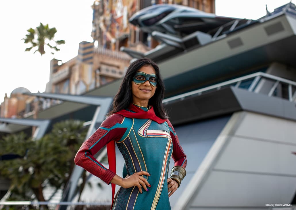 Ms. Marvel chega aos parques Disney