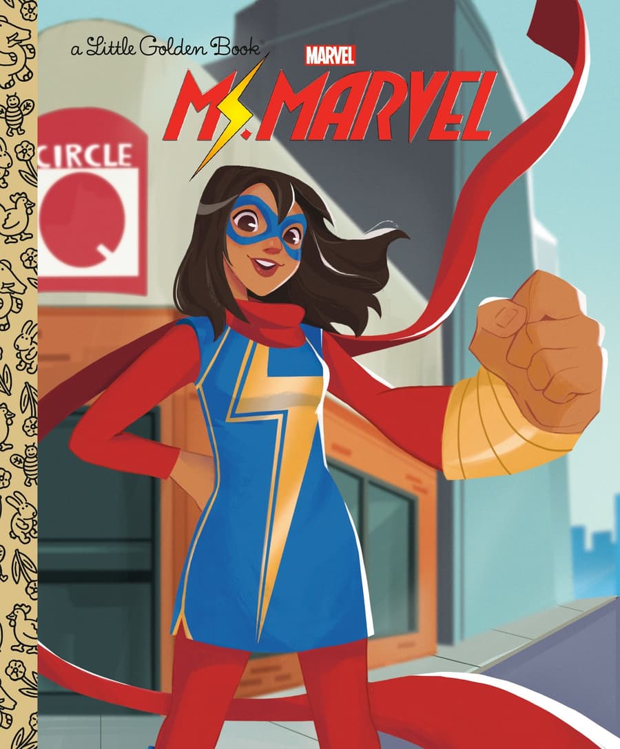 Cover to MS. MARVEL LITTLE GOLDEN BOOK