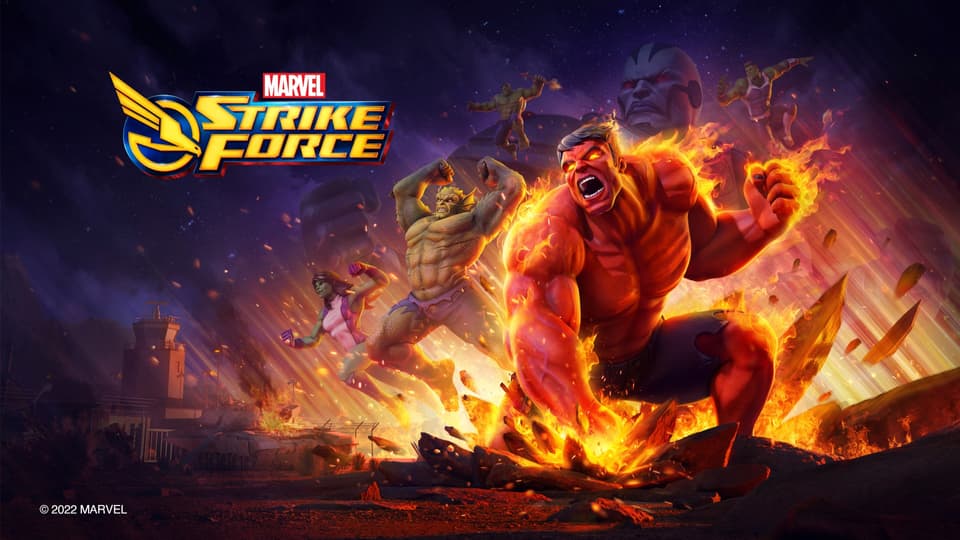 Red Hulk joins Marvel Strike Force