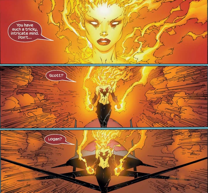 2. Jean Grey. When you talk about heroes turned villains, her name comes to our mind quite prominently. After being reborn as the Phoenix, she was brainwashed by the Hellfire Club. As Dark Phoenix, Jean committed mass genocide, making her a bigger threat than the Galactus. Moreover, she doesn't seem to have control over her powers which makes her even more dangerous.