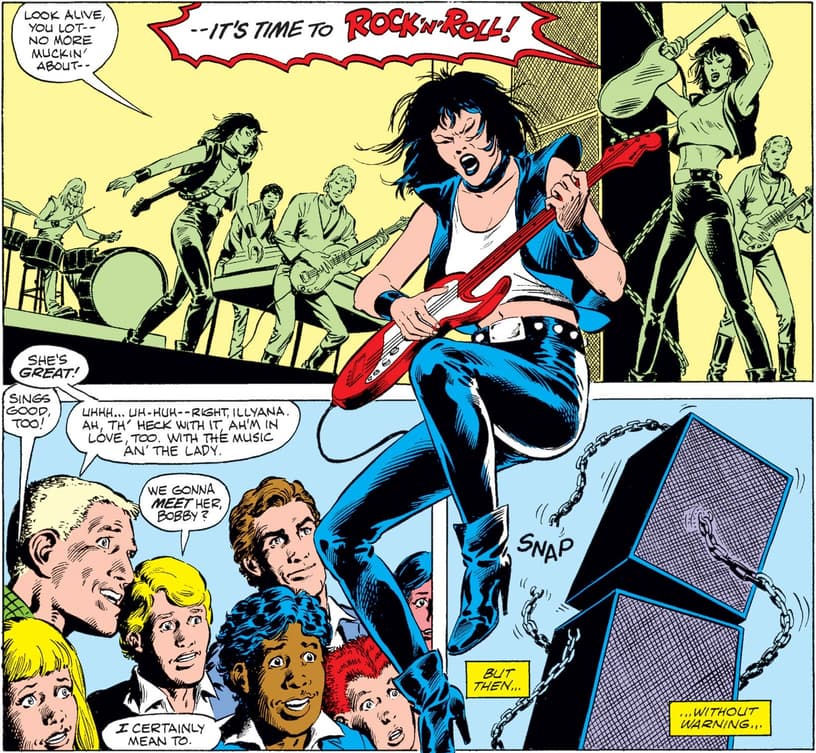 Lila Cheney's first appearance in NEW MUTANTS ANNUAL (1984) #1.