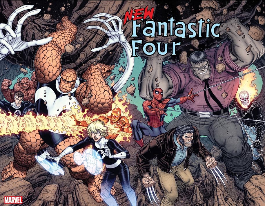 Issue #1 Wraparound cover by Nick Bradshaw.
