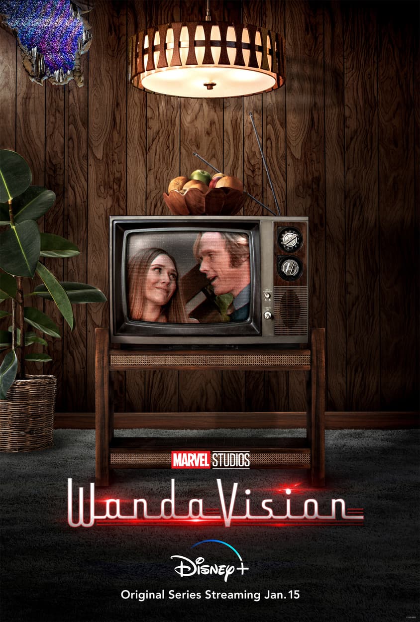 Marvel Studios Wandavision New Poster Centers Wanda And Vision On Our Tv Screens Marvel