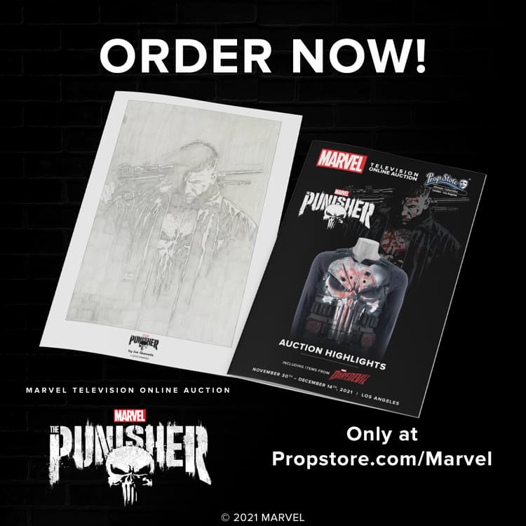 Order Now - comic sized art print of The Punisher