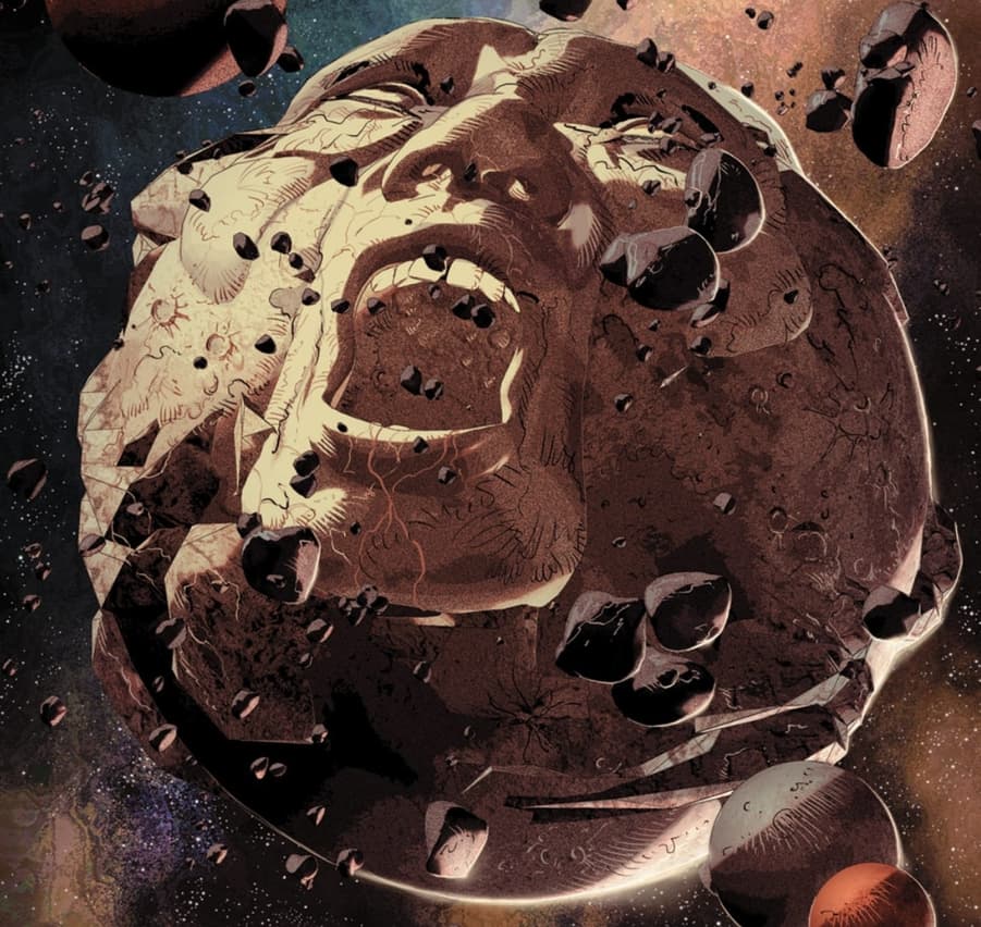 Unknown Living Planet from ORIGINAL SIN (2014) #3 by Jason Aaron and Mike Deodato