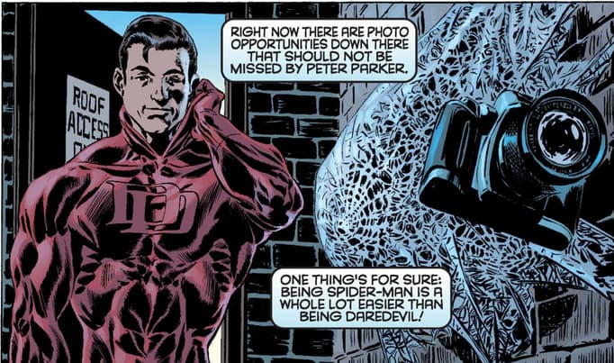 Peter Parker as Daredevil