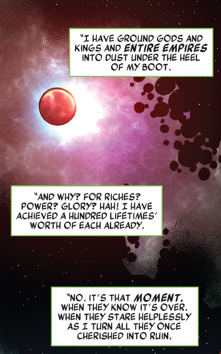 Preview panels from WHO IS...? KANG INFINITY COMIC #1.