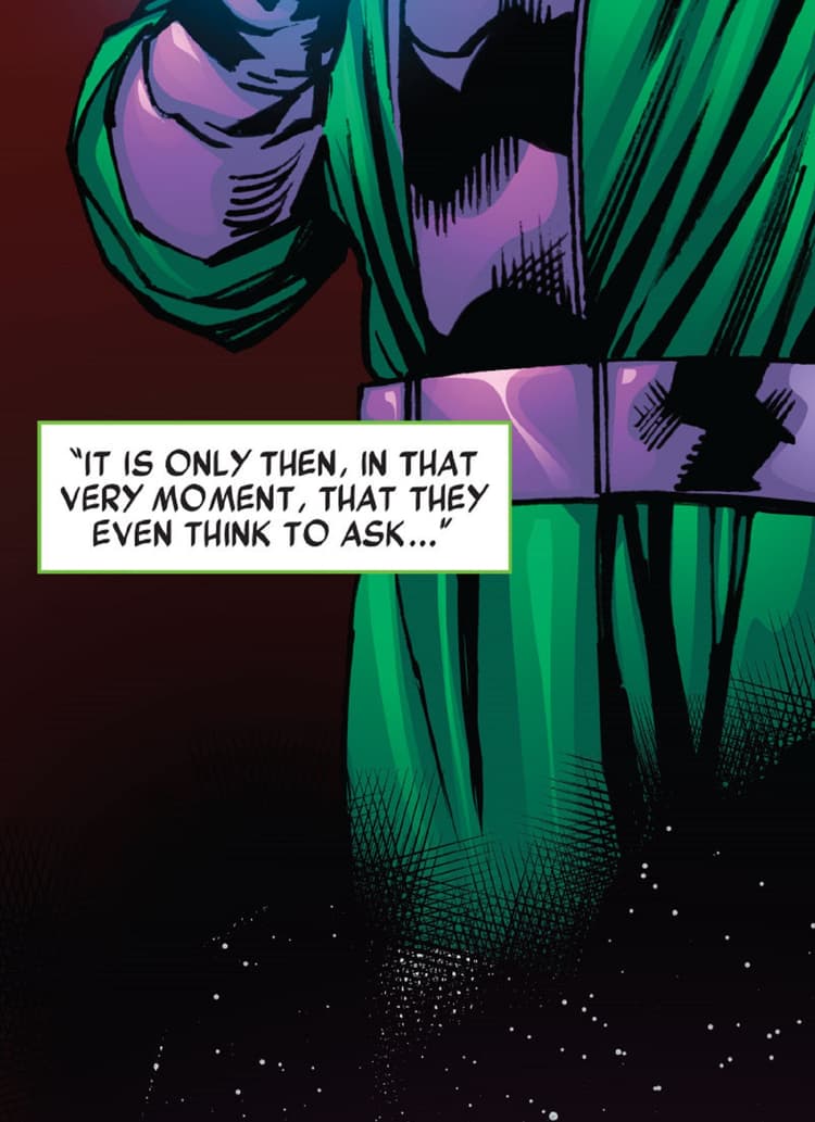 Preview panels from WHO IS...? KANG INFINITY COMIC #1.
