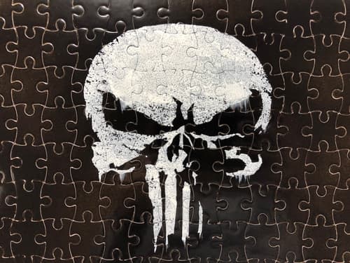 DIY Punisher Jigsaw Puzzle Craft