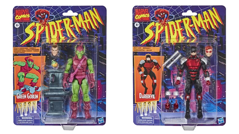 Vintage MARVEL Spider Man The Animated Series Action Figures