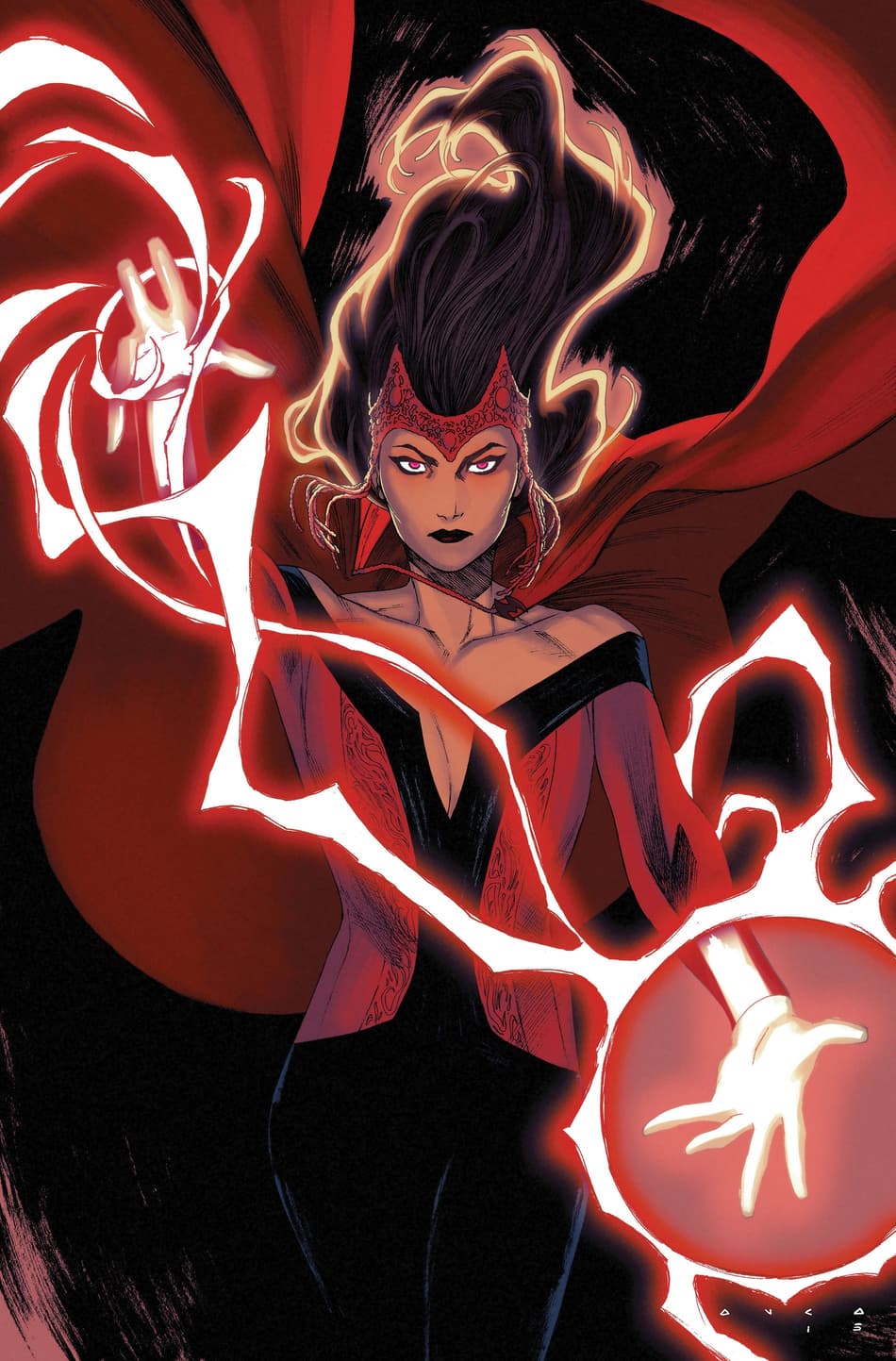 Variant cover to SCARLET WITCH (2015) #2 by Kris Anka.