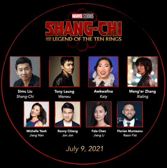 Cast shang chi 'Shang