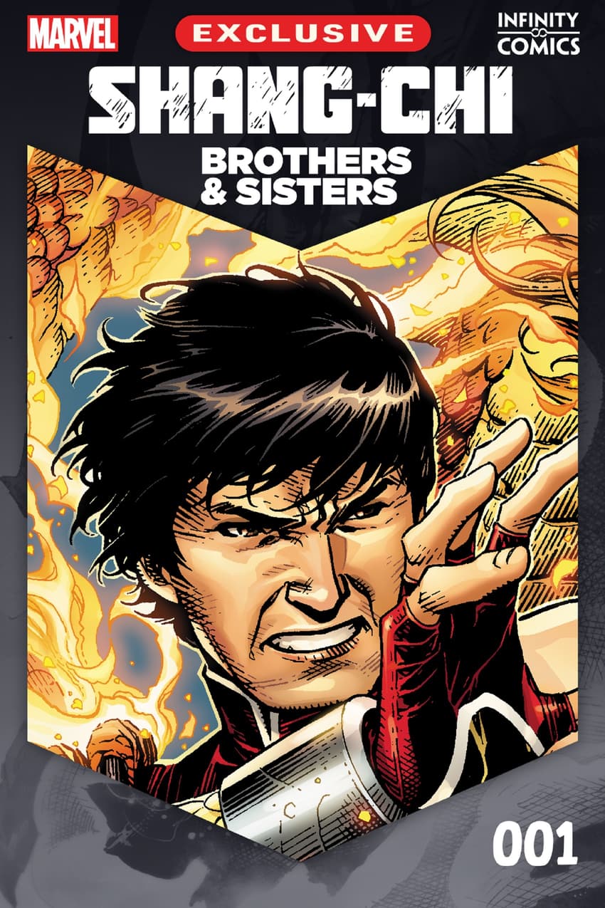 Cover to SHANG-CHI: BROTHERS & SISTERS INFINITY COMIC.