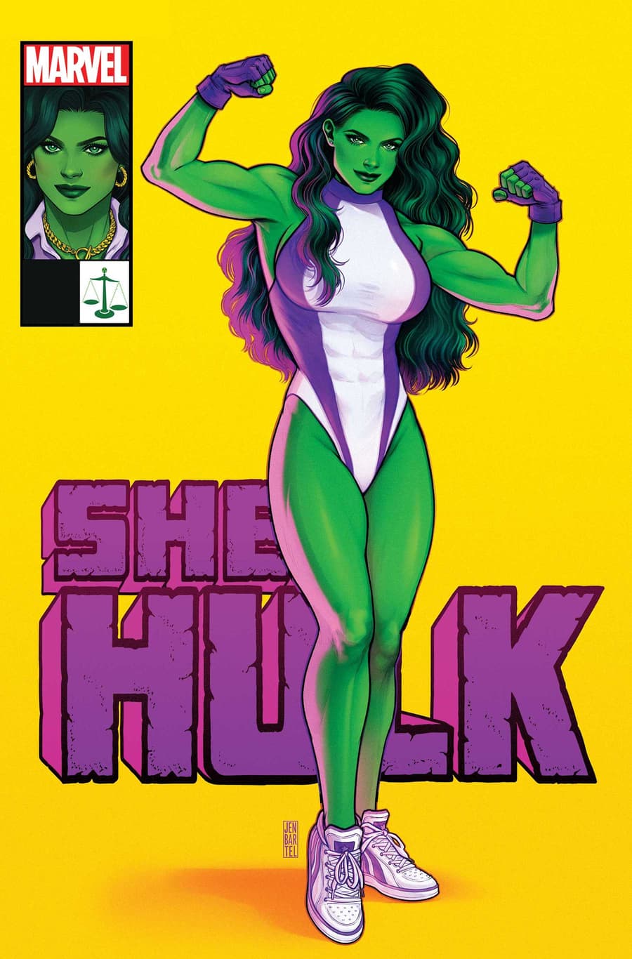 SHE-HULK #1 cover by Jen Bartel