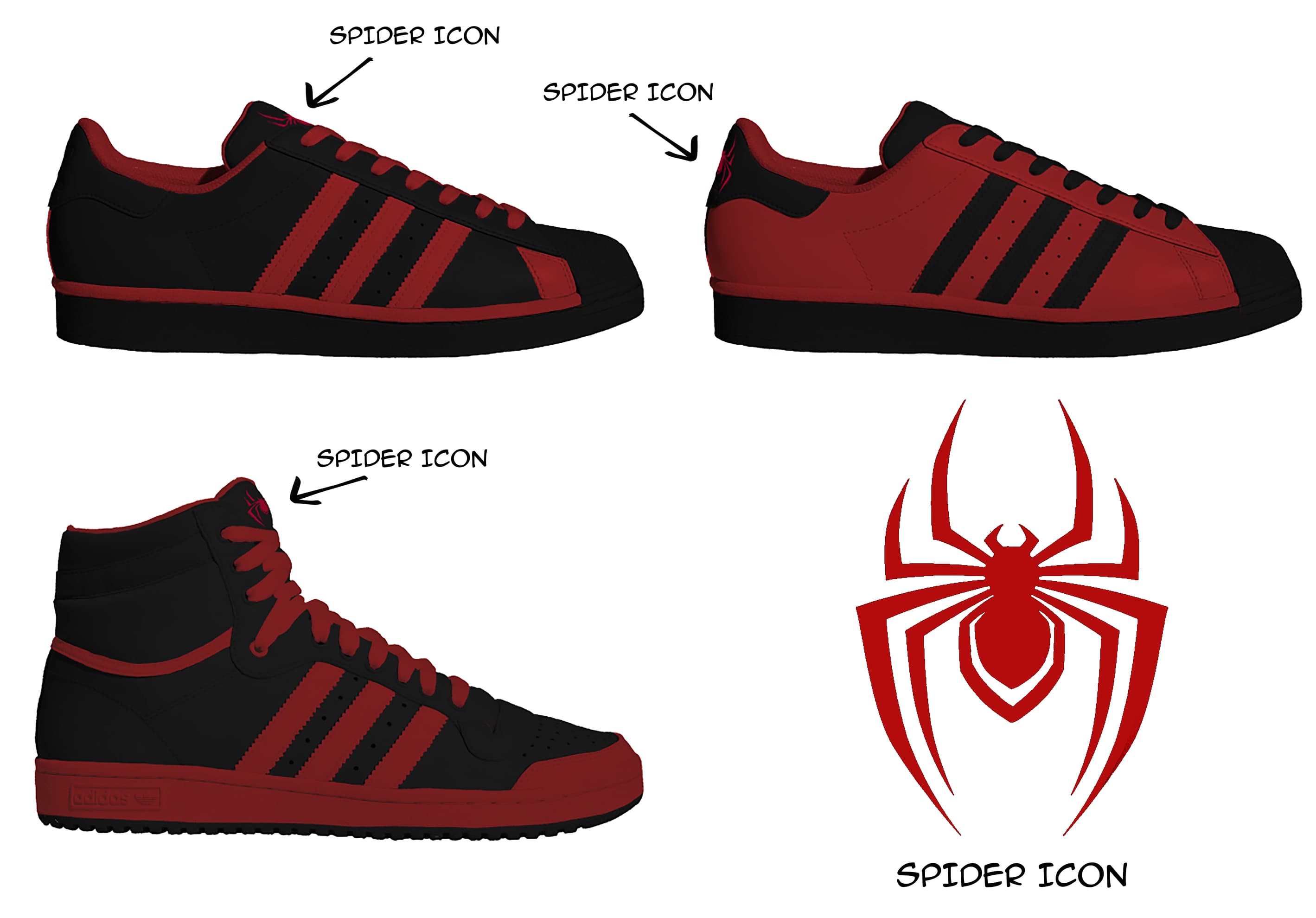 miles spiderman shoes