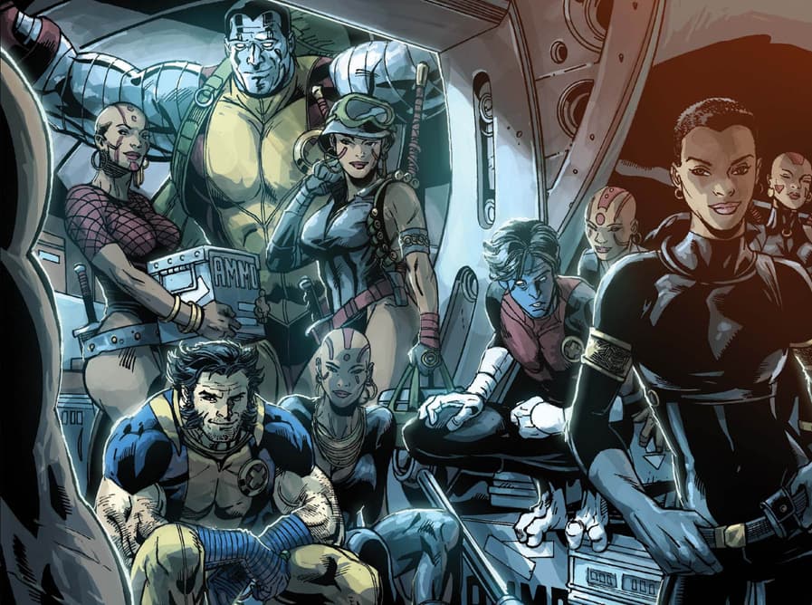 Shuri with the X-Men in Doomwar