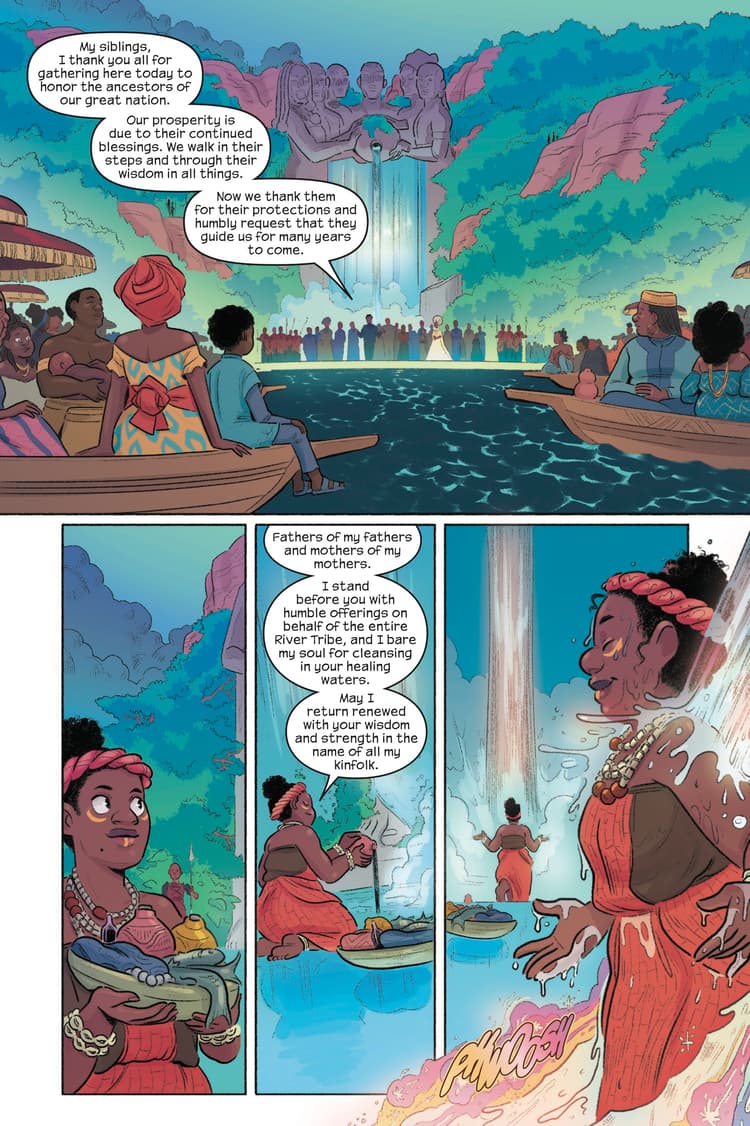Shuri and T'Challa: Into the Heartlands interior