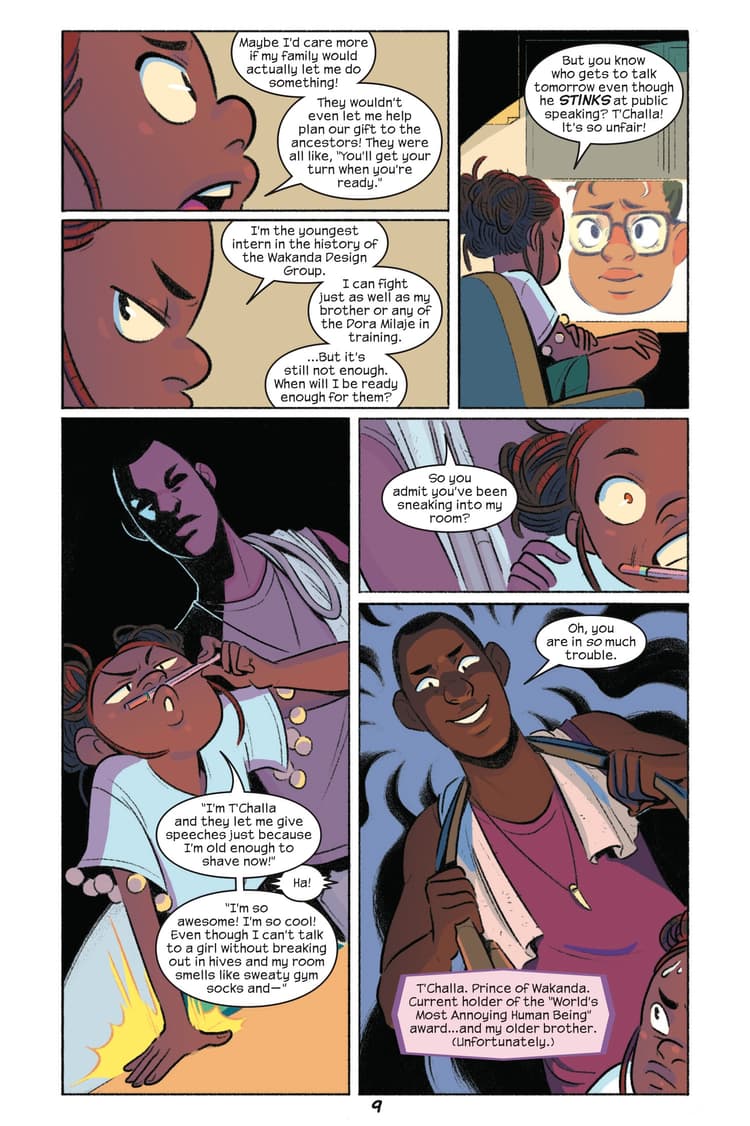 Shuri and T'Challa: Into the Heartlands interior
