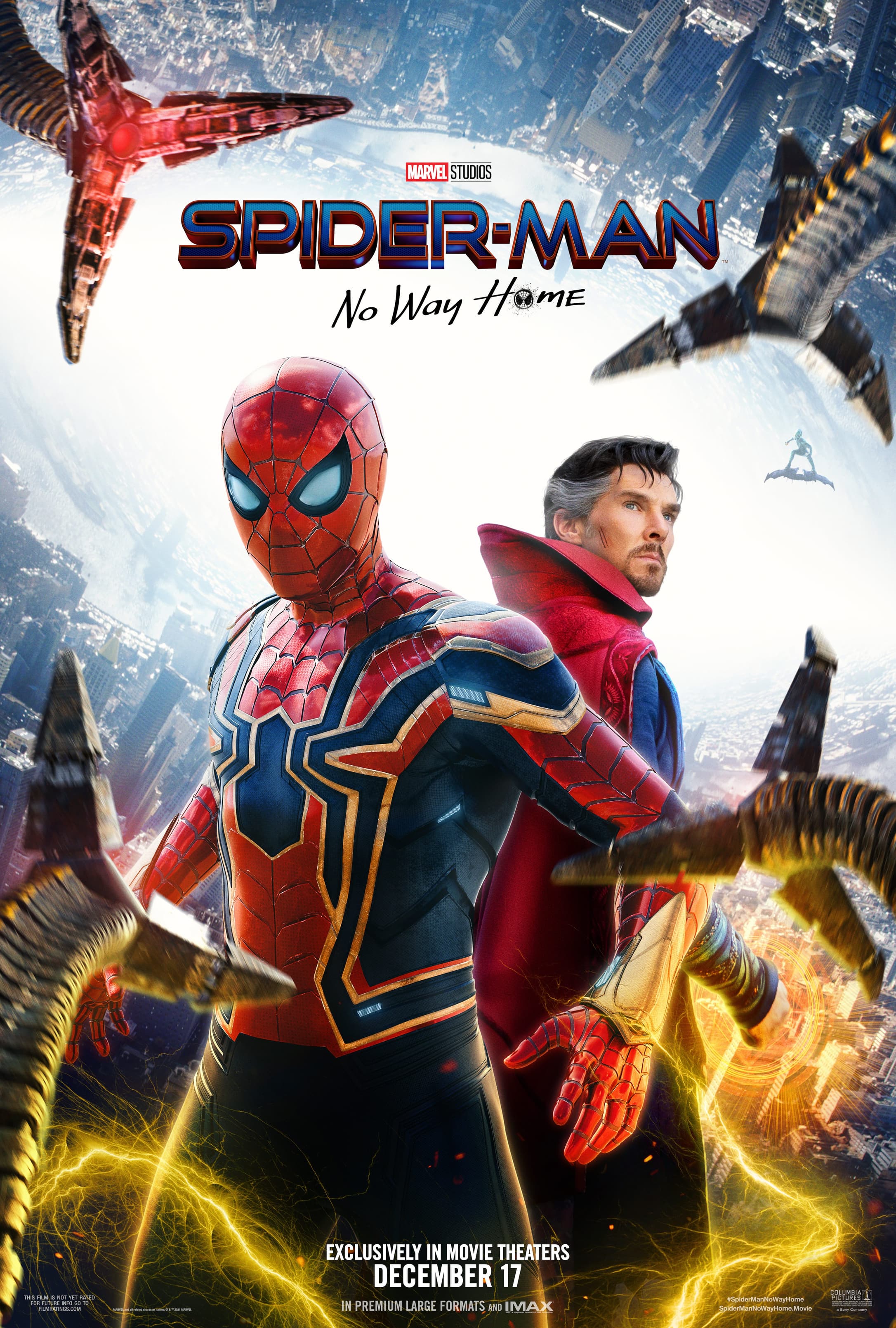 New &#39;Spider-Man: No Way Home&#39; Poster Swings Into Action | Marvel