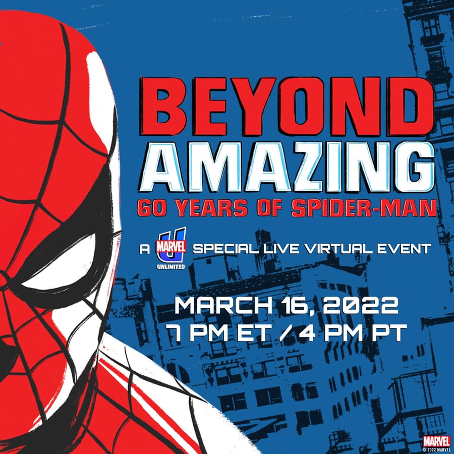 Beyond Amazing: Celebrating 60 Years Of Spider-Man Virtual Event 