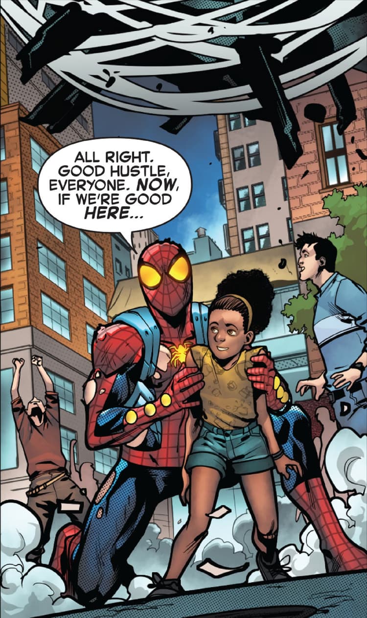 Preview panel from SPIDER-VERSE UNLIMITED INFINITY COMIC #23.