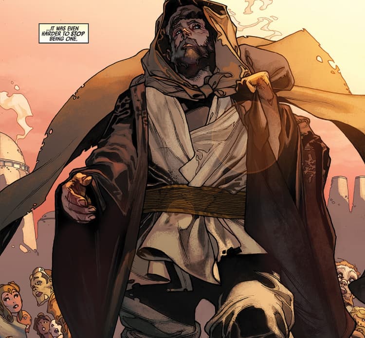 Obi-Wan vows to halt his life as a Jedi to protect Anakin.