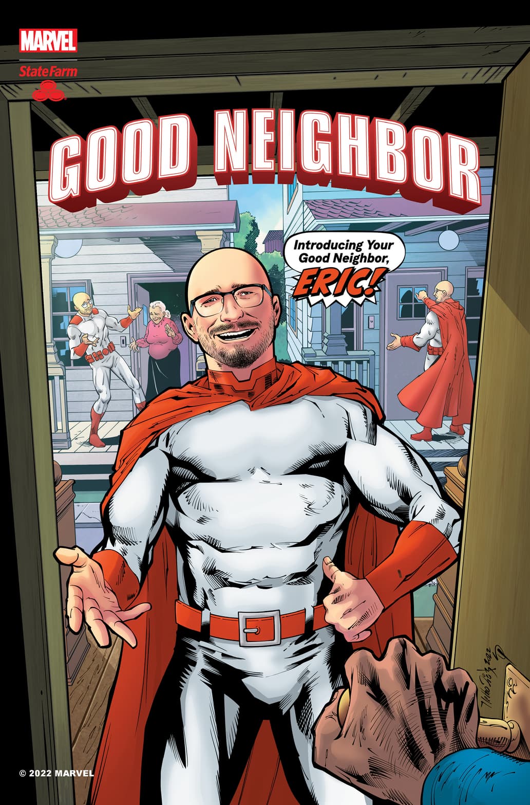 Marvel Statefarm Good Neighbor Eric Wood Cover