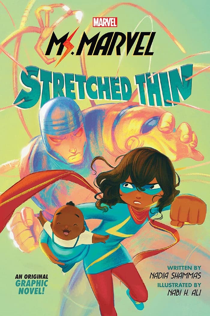 Cover to MS. MARVEL GRAPHIC NOVEL: STRETCHED THIN.