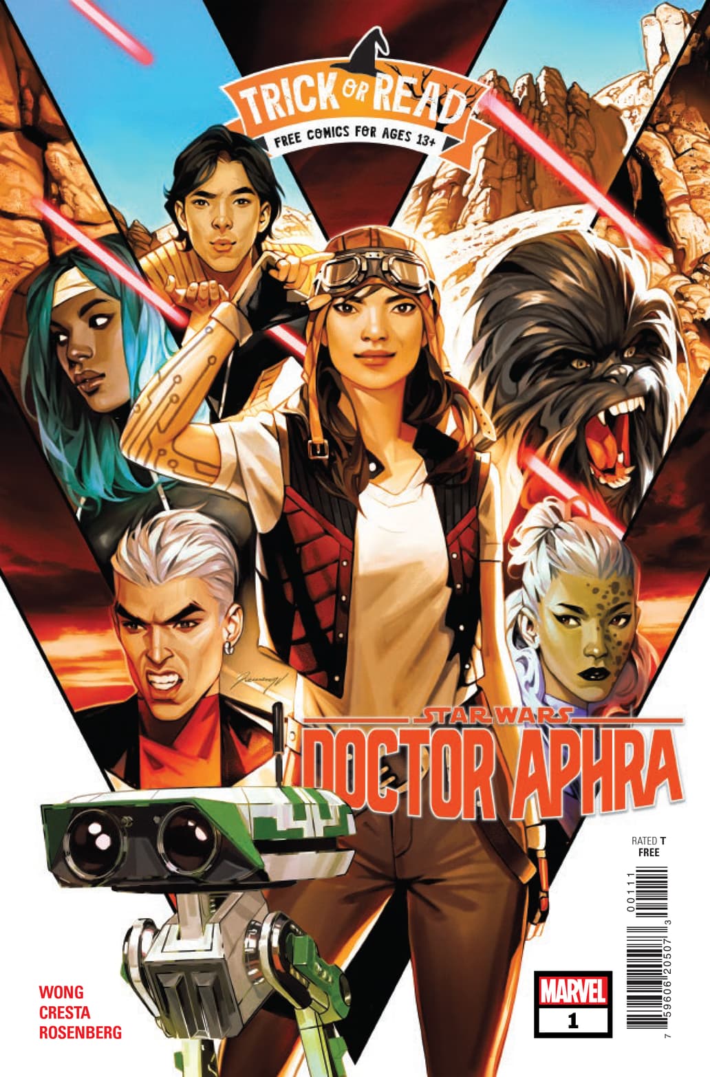 STAR WARS: DOCTOR APHRA #1 HALLOWEEN TRICK-OR-READ 2022 Cover by VALENTINA REMENAR