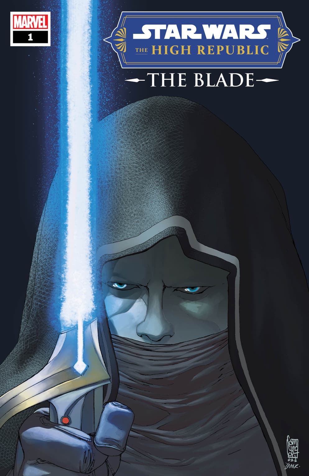 STAR WARS: THE HIGH REPUBLIC - THE BLADE #1 cover by Giuseppe Camuncoli and Frank Martin