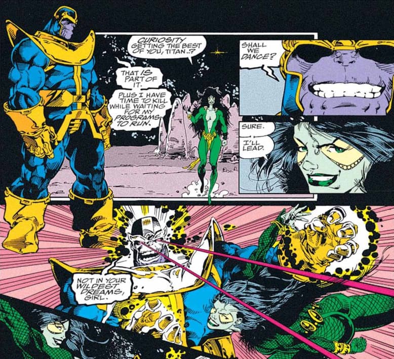 Thanos vs Gamora