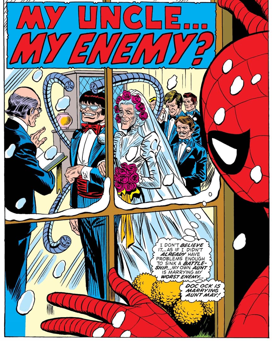 The (un)holy union in THE AMAZING SPIDER-MAN (1963) #131!