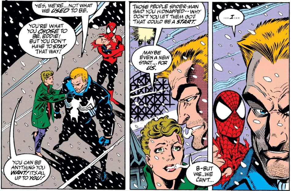 Anne uses her powers of persuasion in THE AMAZING SPIDER-MAN (1963) #375.