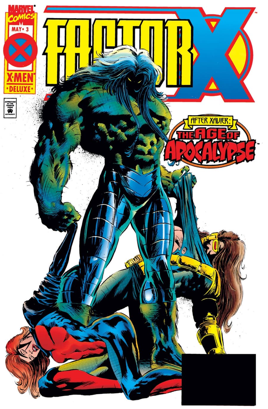 The cover to FACTOR X (1995) #3.